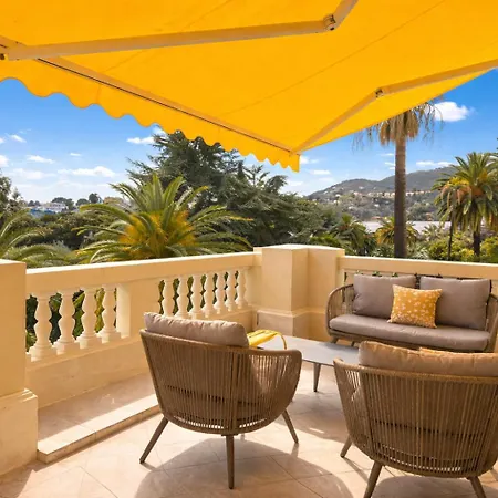 Apartment Terrasse D'azur - Sea View - Parking - Near Monaco - Private Park - Grand Prix Monaco